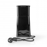 Nedis Kaffebryggare | Filtrera kaffe | 0.4 l | 1 Koppar | Slå på timern | Silver / Svart Nedis Kaffebryggare | Filtrera kaffe | 0.4 l | 1 Koppar | Slå på timern | Silver / Svart