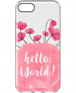 CellularLine Bloom, TPU skal iPhone 7/8/SE(2nd gen), Transparant med blommor CellularLine Bloom, TPU skal iPhone 7/8/SE(2nd gen), Transparant med blommor