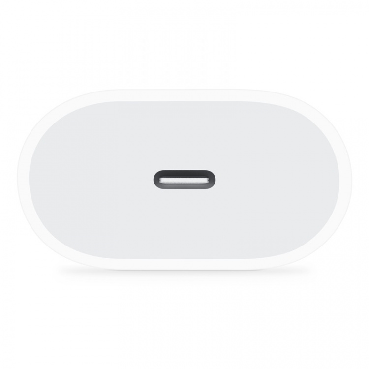 Apple (MHJE3ZM/A) USB-C, Strömadapter, Väggladdare, 20W, Bulk, Vit