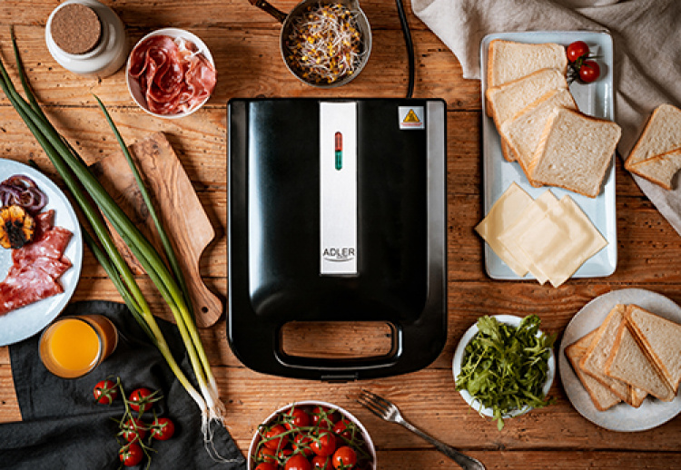Adler Smörgåsgrill för 4 smörgåsar Adler Smörgåsgrill för 4 smörgåsar