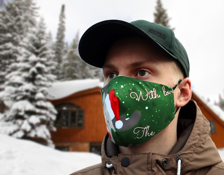 Munskydd med julmotiv (Julren) Munskydd med julmotiv (Julren)