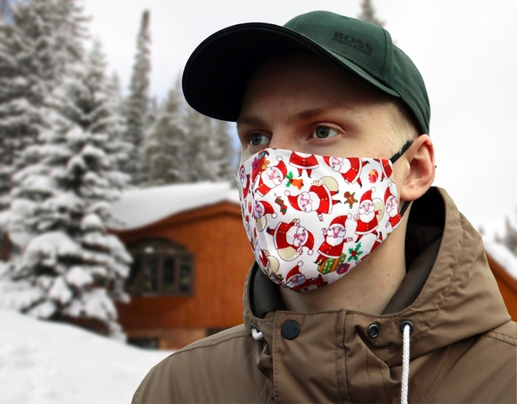 Munskydd med julmotiv (Merry X-mas) Munskydd med julmotiv (Merry X-mas)