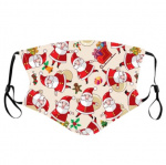 Munskydd med julmotiv (Tomte)