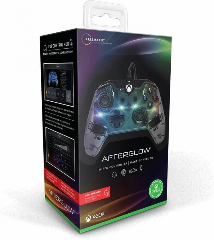 PDP Afterglow Wave Trådad Spelkontroll för Xbox & Windows 10/11, Blå
