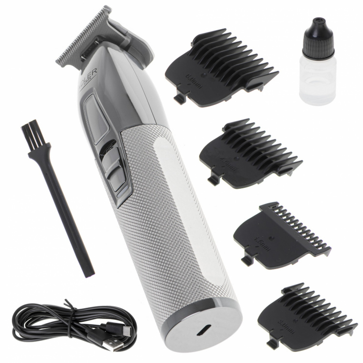Adler AD 2836s Professionell Trimmer - USB, Silver