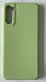 Grönt silikonskal - Samsung Galaxy S21 Plus