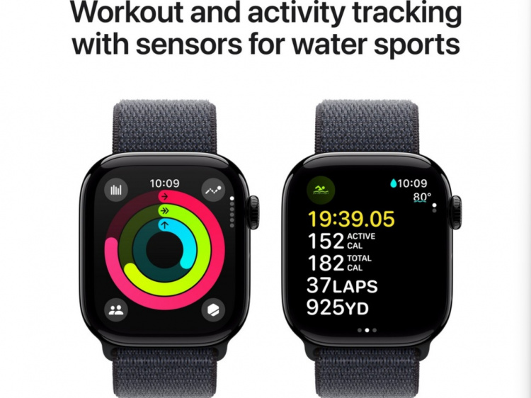 Apple Watch Series 10 46mm GPS + LTE Aluminium (roséguld)