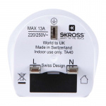 Skross Rese Adapter World-to-UK Jordad Skross Rese Adapter World-to-UK Jordad