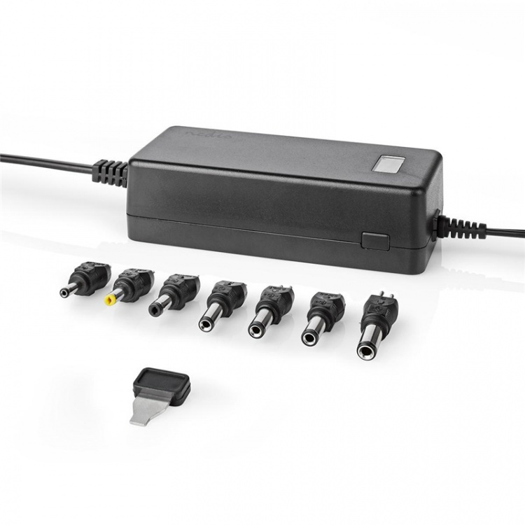 Nedis Universal nätadapter | 36 W | 5 - 24 V DC | 1.80 m | 2.4 A - 3.0 A A | 7 plug(s) | Svart