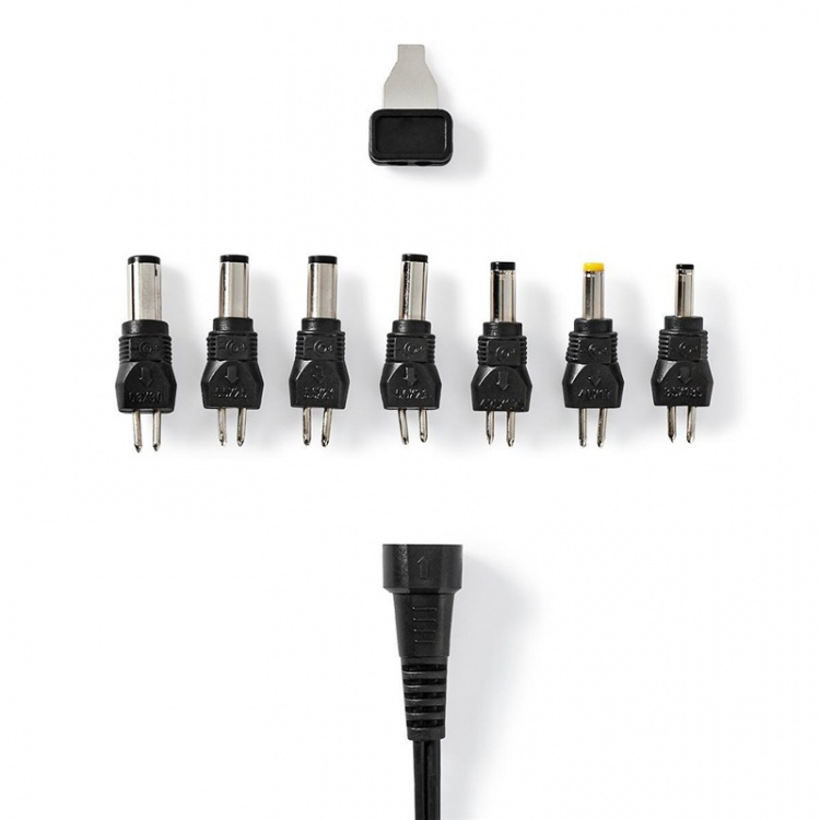 Nedis Universal nätadapter | 36 W | 5 - 24 V DC | 1.80 m | 2.4 A - 3.0 A A | 7 plug(s) | Svart