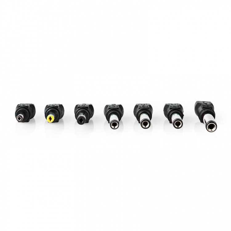 Nedis Universal nätadapter | 36 W | 5 - 24 V DC | 1.80 m | 2.4 A - 3.0 A A | 7 plug(s) | Svart