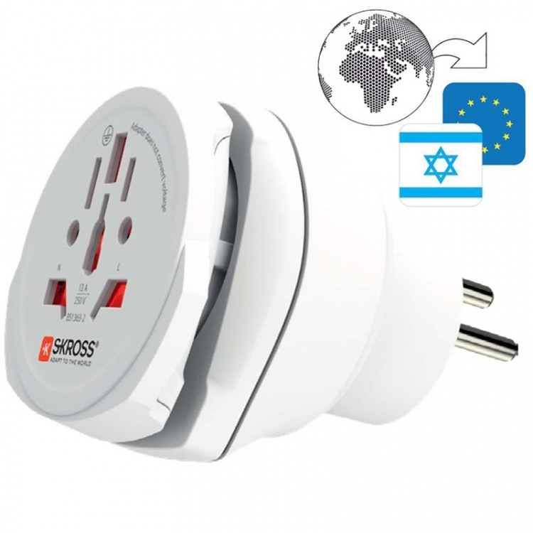 SKROSS Rese Adapter Combo - World-to-Israel Jordad