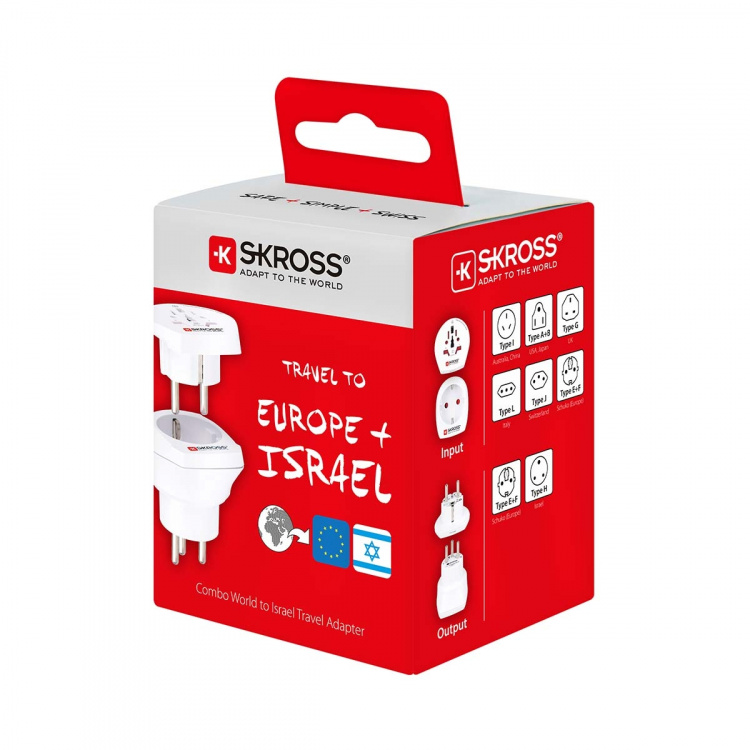 SKROSS Rese Adapter Combo - World-to-Israel Jordad