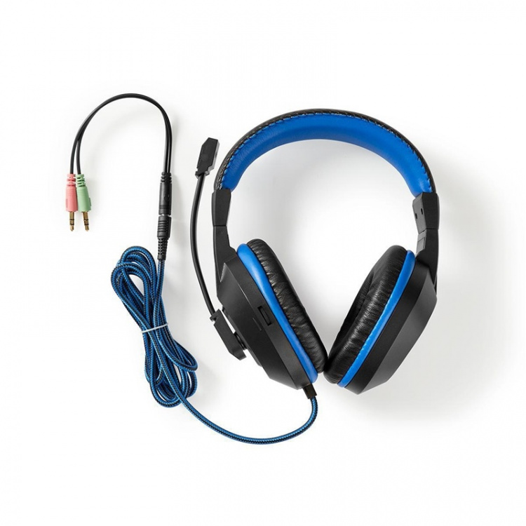 Nedis Gaming Combo Kit | 3-i-1 | Headset, mus och musmatta | Blå / Svart