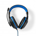 Nedis Gaming Combo Kit | 4-i-1 | Tangentbord, headset, mus och musmatta- | Blå / Svart | QWERTZ | DE Layout - Fyndvara