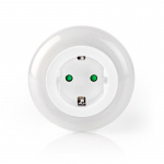 Nedis Plug-In LED Natt Belysning | Dag / natt sensor | 3680 W | 10 lm | Blå / Grön / Vit