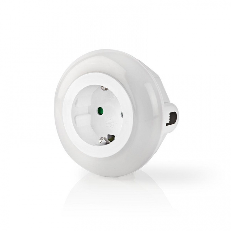 Nedis Plug-In LED Natt Belysning | Dag / natt sensor | 3680 W | 10 lm | Blå / Grön / Vit
