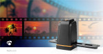 Nedis Slide/negativ skanner | 35.0 mm | 10 MPixel | Skanningsupplösning: 1800 / 3600 dpi | Skanningstid: 2 s | USB ström | Programvara ingår | Svart