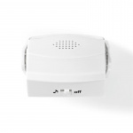 Nedis Rörelsedetektor Larm | Batteridriven | 3x AAA/LR03 | 80 dB | Detektorområde: 1.10 m | Detektorvinkel: 10 ° | Tak / Vägg | Vit
