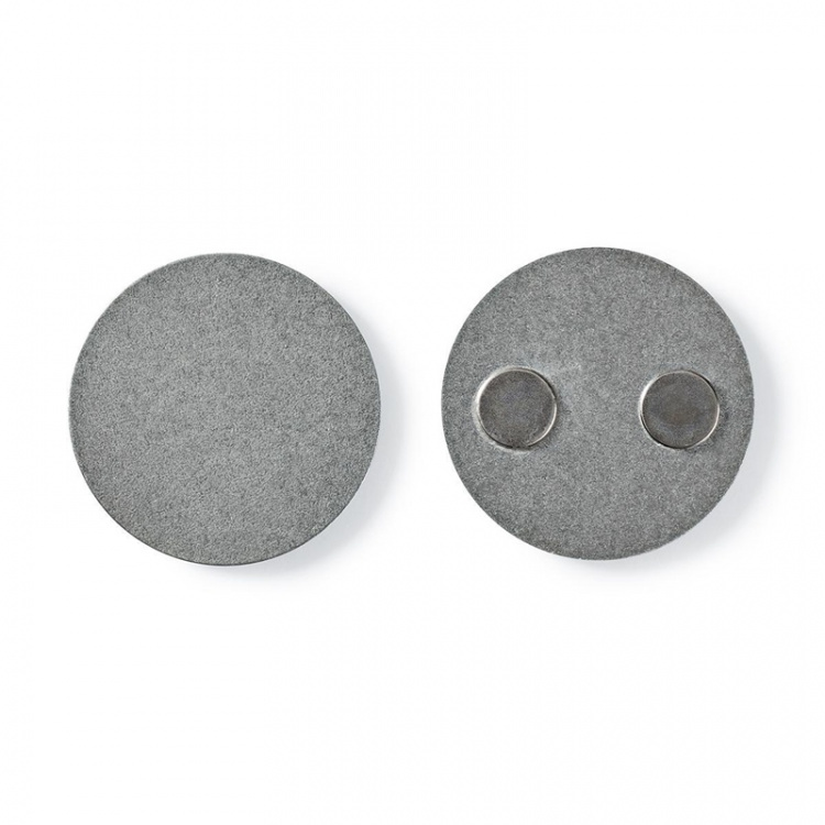 Nedis Montering av detektor | Diameter: 39.4 mm | Magnetisk | Tejp | Silver