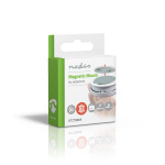 Nedis Montering av detektor | Diameter: 39.4 mm | Magnetisk | Tejp | Silver