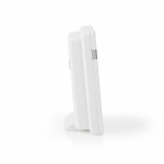 Nedis Trådlösa dörrklockan | Batteridriven | 3 V DC | 1x CR2032 | Volym: 80 dB | Signalområde: 300 m | IP44 | 36 Melodier | 1 Mottagare | Vit