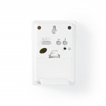 Nedis Trådlösa dörrklockan | Batteridriven | 3 V DC | 1x CR2032 | Volym: 80 dB | Signalområde: 300 m | IP44 | 36 Melodier | 1 Mottagare | Vit