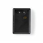 Nedis Trådlösa dörrklockan | Strömadapter | 220 - 240 V AC 50 Hz | 1x CR2032 | Volym: 80 dB | Signalområde: 300 m | IP44 | Justerbar volym | 36 Melodier | 1 Mottagare | Svart Nedis Trådlösa dörrklockan | Strömadapter | 220 - 240 V AC 50 Hz | 1x CR2032 | Volym: 80 dB | Signalområde: 300 m | IP44 | Justerbar volym | 36 Melodier | 1 Mottagare | Svart