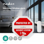 Nedis Dörr Fönster Alarm | Magnetic Sensor | Batteridriven | 2x CR2032 | 85 dB | Vit Nedis Dörr Fönster Alarm | Magnetic Sensor | Batteridriven | 2x CR2032 | 85 dB | Vit