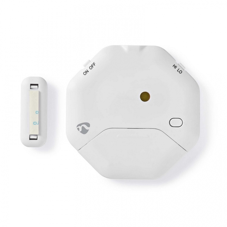 Nedis Dörr Fönster Alarm | Magnetic Sensor | Batteridriven | 2x CR2032 | 85 dB | Vit Nedis Dörr Fönster Alarm | Magnetic Sensor | Batteridriven | 2x CR2032 | 85 dB | Vit