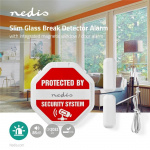 Nedis Dörr Fönster Alarm | Batteridriven | 2x CR2032 | 85 dB | Vit