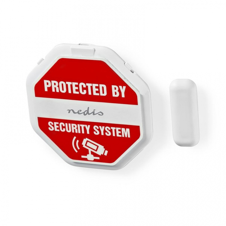 Nedis Dörr Fönster Alarm | Batteridriven | 2x CR2032 | 85 dB | Vit