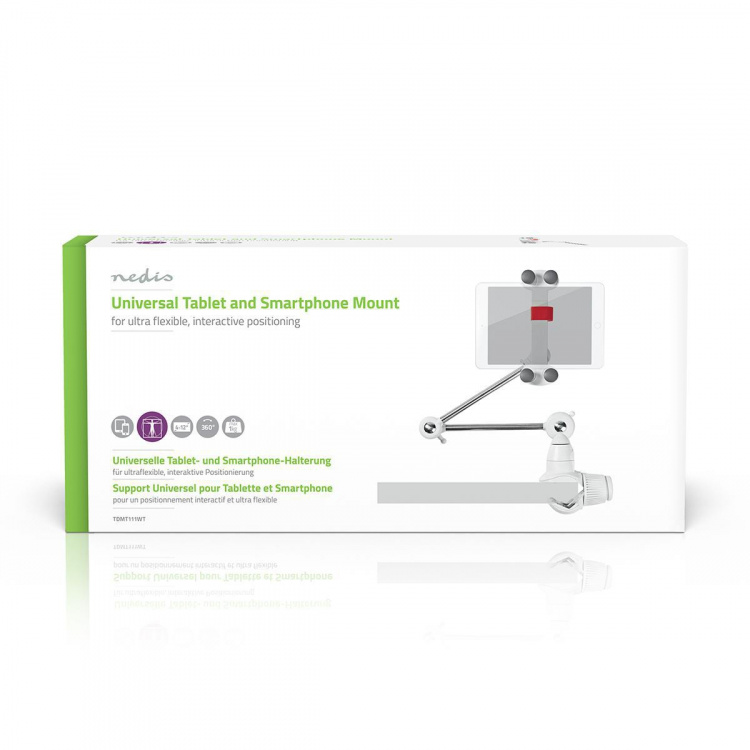 Nedis Tablet Stativ | Universella | Interaktiv | Metall / Vit