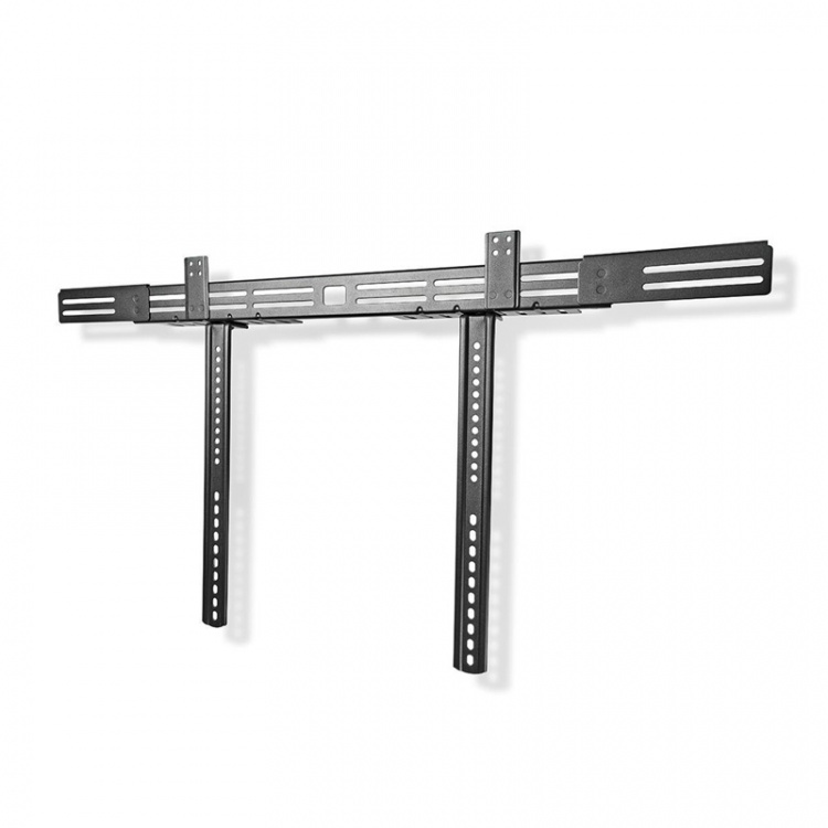 Nedis Soundbar Fäste | Kompatibel med: Universell | Ansluten till TV:n | 10 kg | Djupjustering | Stål | Svart