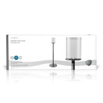 Nedis Högtalar Fäste | Kompatibel med: Sonos® One SL™ / Sonos® One™ / Sonos® PLAY:1™ | Golv | 3 kg | Fast | ABS / Stål | Svart