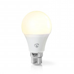 Nedis Smartlife LED-lampa | Wi-Fi | B22 | 800 lm | 9 W | Varm Vit | 2700 K | Energiklass: A+ | Android™ / IOS | A60 Nedis Smartlife LED-lampa | Wi-Fi | B22 | 800 lm | 9 W | Varm Vit | 2700 K | Energiklass: A+ | Android™ / IOS | A60