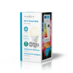 Nedis SmartLife LED-Lampor | Wi-Fi | B22 | 800 lm | 9 W | Varm Vit | 2700 K | Android™ / IOS | A60 | 1 st