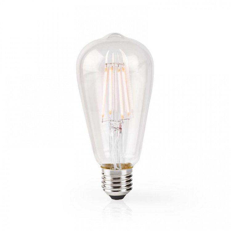 Nedis SmartLife LED vintage lampa | E27 | 500 lm | 5 W | Varm Vit | 2700 K | Glas | Android™ / IOS | ST64 | 1 st Nedis SmartLife LED vintage lampa | E27 | 500 lm | 5 W | Varm Vit | 2700 K | Glas | Android™ / IOS | ST64 | 1 st