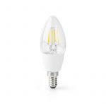 Nedis SmartLife LED vintage lampa | E14 | 400 lm | 5 W | Varm Vit | 2700 K | Glas | Android™ / IOS | Ljus | 1 st Nedis SmartLife LED vintage lampa | E14 | 400 lm | 5 W | Varm Vit | 2700 K | Glas | Android™ / IOS | Ljus | 1 st