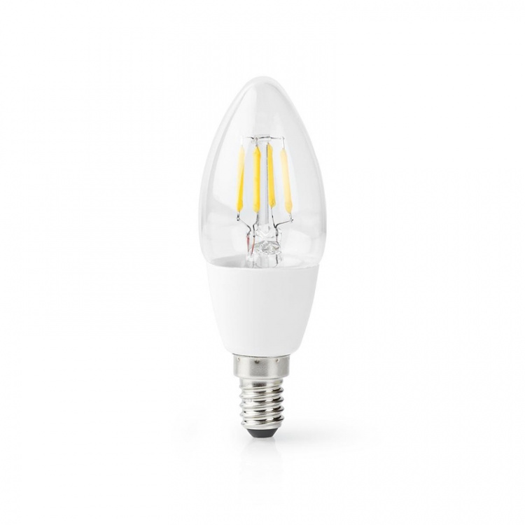 Nedis SmartLife LED vintage lampa | E14 | 400 lm | 5 W | Varm Vit | 2700 K | Glas | Android™ / IOS | Ljus | 1 st Nedis SmartLife LED vintage lampa | E14 | 400 lm | 5 W | Varm Vit | 2700 K | Glas | Android™ / IOS | Ljus | 1 st