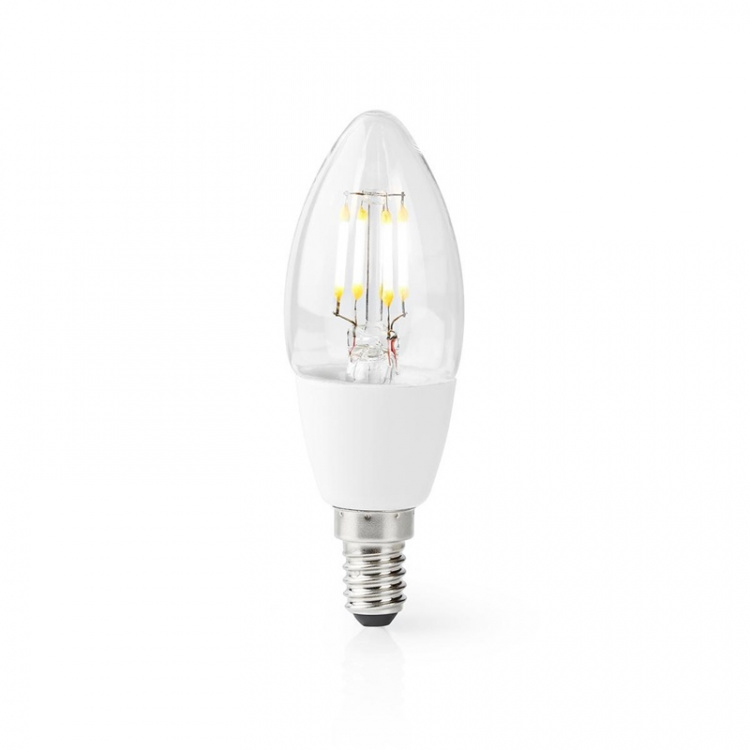Nedis SmartLife LED vintage lampa | E14 | 400 lm | 5 W | Varm Vit | 2700 K | Glas | Android™ / IOS | Ljus | 1 st Nedis SmartLife LED vintage lampa | E14 | 400 lm | 5 W | Varm Vit | 2700 K | Glas | Android™ / IOS | Ljus | 1 st