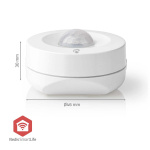 Nedis SmartLife Smartrörelsesensor | Zigbee 3.0 | Batteridriven | IP20 | Detektorvinkel: 120 ° | Detektorområde: 5 m | Max. batteritid: 12 Månader | Vit Nedis SmartLife Smartrörelsesensor | Zigbee 3.0 | Batteridriven | IP20 | Detektorvinkel: 120 ° | Detektorområde: 5 m | Max. batteritid: 12 Månader | Vit