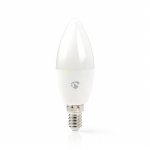 Nedis Smartlife LED-lampa | Wi-Fi | E14 | 350 lm | 4.5 W | Kall Vit / Varm Vit | 2700 - 6500 K | Energiklass: A+ | Android™ / IOS | Ljus