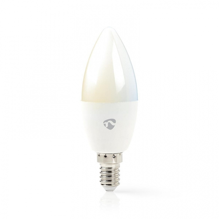 Nedis Smartlife LED-lampa | Wi-Fi | E14 | 350 lm | 4.5 W | Kall Vit / Varm Vit | 2700 - 6500 K | Energiklass: A+ | Android™ / IOS | Ljus