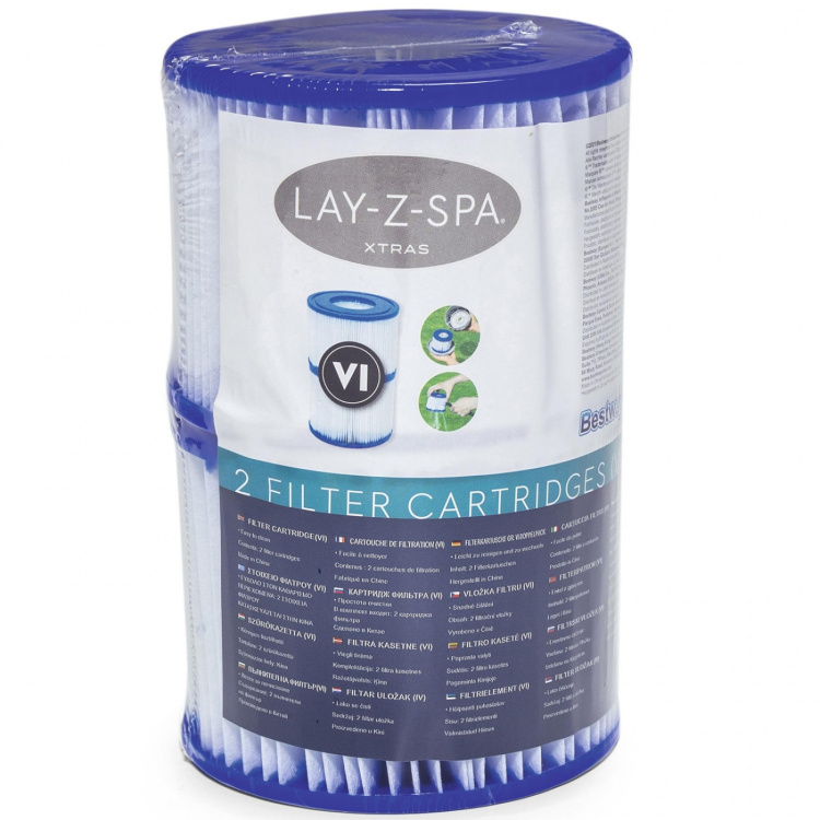 Bestway Filterpatron till Lay-Z-Spa (VI) 2-pack