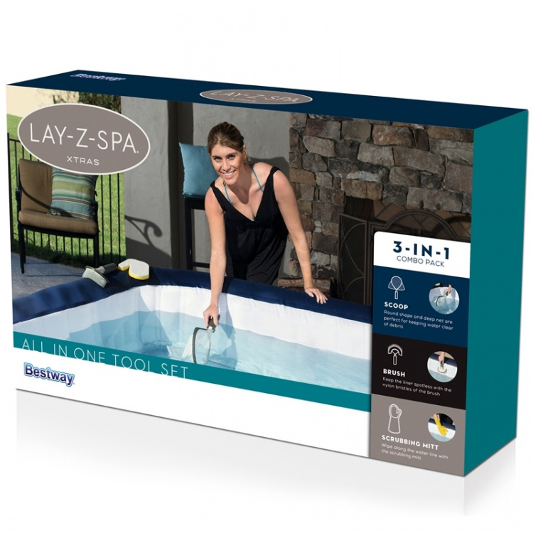 Bestway All in One Poolkit till Lay-Z-Spa & mindre pooler Bestway All in One Poolkit till Lay-Z-Spa & mindre pooler