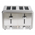 Champion Brödrost 4 skivor 1000W BR420 Rostfri Champion Brödrost 4 skivor 1000W BR420 Rostfri