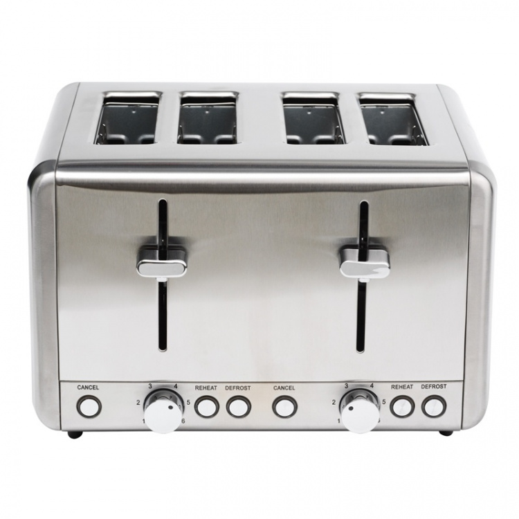 Champion Brödrost 4 skivor 1000W BR420 Rostfri Champion Brödrost 4 skivor 1000W BR420 Rostfri