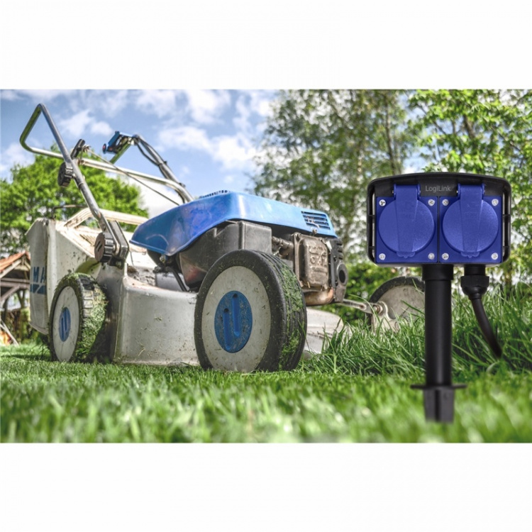 LogiLink Grenuttag 2-vägs med spett Utomhusbruk 2m