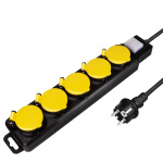 LogiLink Grenuttag 5-vägs Utomhusbruk med brytare IP44 LogiLink Grenuttag 5-vägs Utomhusbruk med brytare IP44